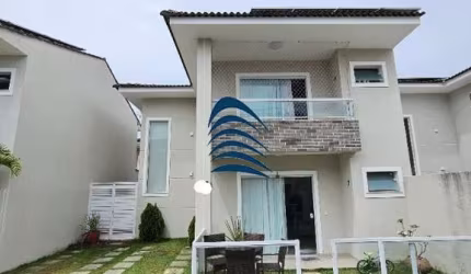 CASA DUPLEX À VENDA | | 160m² | 3/4 sendo 1 suíte | Área gourmet com churrasqueira | Lavabo | Energia solar | 2 vagas | Condomínio conta com 7 casas no Miragem - Lauro de Freitas