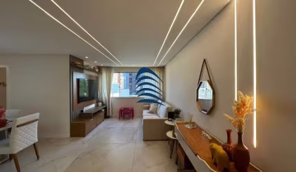Excelente apartamento localizado no jardim armação, totalmente reformado, piso, marcenaria, projeto de iluminação, hidráulica, pronto para morar.