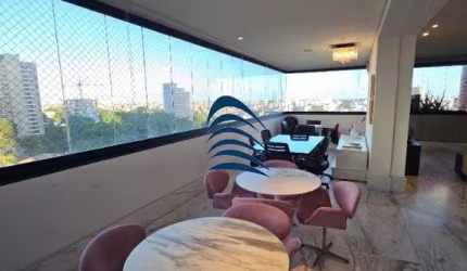 LE CORBUSIER - Horto Florestal | 4 Quartos (3 Suítes) | Vista Mar | Varanda Integrada e Área Social em Mármore Branco