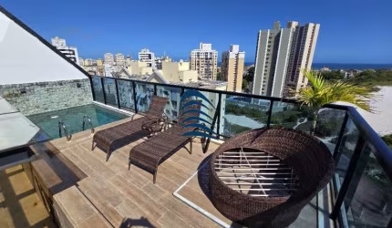 Linda Cobertura a venda no Imbuí 3/4, sendo uma suíte, 142 m², piscina privativa com espaço gourmet, Nascente