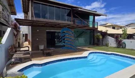 Casa moderna 7/4 sendo 5 suítes no melhor condomínio da praia do flamengo, com piscina, espaço gourmet, energia solar, nascente, 457 m² Área útil, 356 m² Área construída, 5 vagas, energia solar