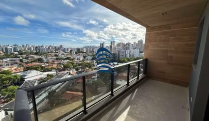 Apartamento de 1/4 e sala com 56m² no HYPE Concept - Caminho das Árvores - Planta excelente - Andar intermediário - Norte/Sul - Varanda - 1 vaga