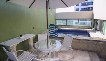 Excelente cobertura duplex com piscina no colina A, nascente, armários embutidos, 200 m2, 4/4 sendo 2 suítes, 2 vagas  de garagem soltas