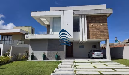 ALPHAVILLE LITORAL NORTE 3 | Residência Exclusiva | 404m² | 4 Suítes | Energia Solar | Piscina com Hidro | Gourmet | Escritório| Alto Padrão | Litoral Norte