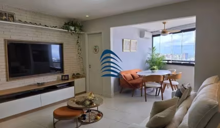 Boulevard Side Residencial-  MOBILIADO   Andar altíssimo / 85m² / 2 suítes espaçosas