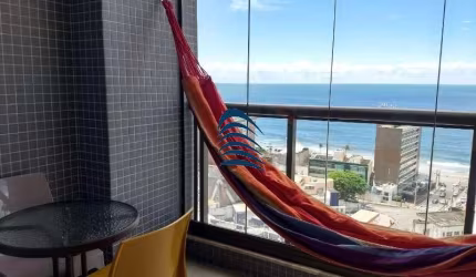 Studio no Barra Premium, vista mar, porteira fechada, andar alto, 01 banheiro, 1 vaga de garagem coberta, 24m2. OPORTUNIDADE!  condomínio: R$ 563,00 I