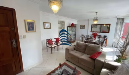 Amplo apartamento no Candeal, 130m² , 3/4, sendo 1 suíte, nascente tota