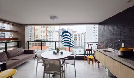 Apartamento  na  Barra 2/4, sendo uma suíte, banheiro social, sala, varanda gourmet, cozinha americana