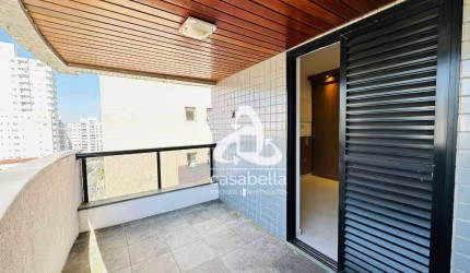 Apartamento com 3 dormitórios, 145 m² - venda por R$ 1.383.000,00 ou aluguel por R$ 7.880,00/mês - Pompéia - Santos/SP