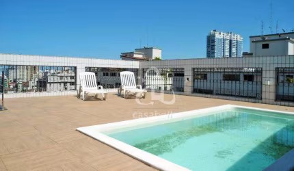 Cobertura com 3 dormitórios à venda, 370 m² por R$ 1.599.000,00 - Ponta da Praia - Santos/SP