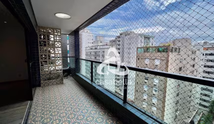 Apartamento com 3 dormitórios para alugar, 145 m² por R$ 8.500,00/mês - Ponta da Praia - Santos/SP