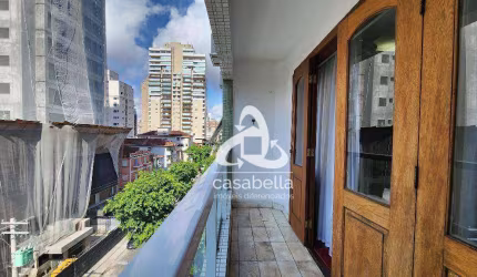 Apartamento com 4 dormitórios, 184 m² - venda por R$ 900.000,00 ou aluguel por R$ 6.500,00/mês - Gonzaga - Santos/SP