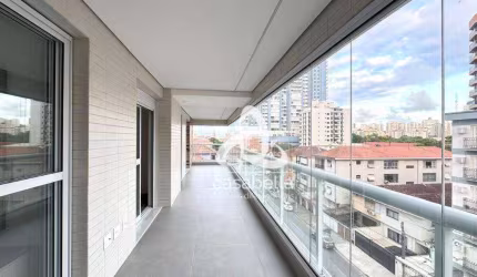 Apartamento com 3 dormitórios à venda, 133 m² por R$ 1.850.000,00 - Aparecida - Santos/SP