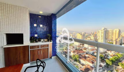 Apartamento com 2 dormitórios à venda, 114 m² por R$ 1.650.000,00 - Pompéia - Santos/SP