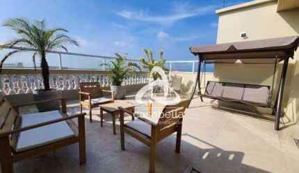 Cobertura com 3 dormitórios à venda, 240 m² por R$ 1.370.000,00 - Embaré - Santos/SP