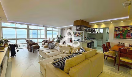 Apartamento com 3 dormitórios à venda, 200 m² por R$ 2.130.000,00 - Aparecida - Santos/SP