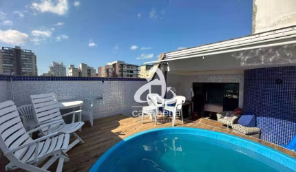 Cobertura com 3 dormitórios à venda, 217 m² por R$ 1.600.000,00 - Boqueirão - Santos/SP