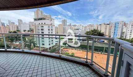 Apartamento com 3 dormitórios para alugar, 138 m² por R$ 9.314,56/mês - Vila Rica - Santos/SP