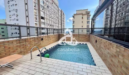 Cobertura à venda, 173 m² por R$ 2.350.000,00 - Aparecida - Santos/SP