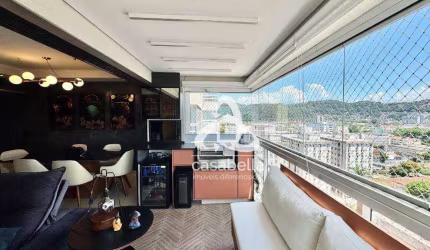Apartamento com 3 dormitórios à venda, 96 m² por R$ 1.190.000,00 - Vila Belmiro - Santos/SP