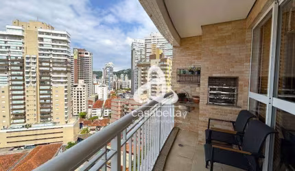 Apartamento com 3 dormitórios à venda, 95 m² por R$ 1.550.000,00 - Gonzaga - Santos/SP