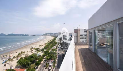 Cobertura com 3 dormitórios, 343 m² - venda por R$ 4.300.000,00 ou aluguel por R$ 18.625,00/mês - Boqueirão - Santos/SP