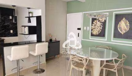 Apartamento com 2 dormitórios para alugar, 86 m² por R$ 5.500,00/mês - Boqueirão - Santos/SP