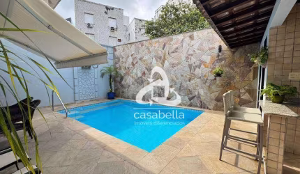 Casa com 4 dormitórios, 282 m² - venda por R$ 4.250.000,00 ou aluguel por R$ 18.000,01/mês - Ponta da Praia - Santos/SP