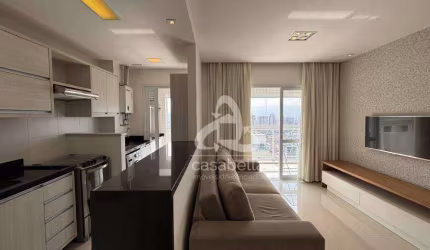 Apartamento com 1 dormitório para alugar, 57 m² por R$ 6.500,02/mês - Gonzaga - Santos/SP