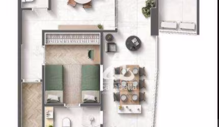 Apartamento com 2 dormitórios à venda, 96 m² por R$ 1.430.649,00 - Embaré - Santos/SP