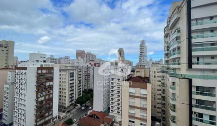 Apartamento com 2 dormitórios para alugar, 75 m² por R$ 5.000,00/mês - Gonzaga - Santos/SP