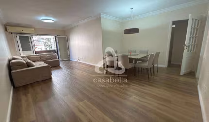 Apartamento com 3 dormitórios para alugar, 144 m² por R$ 7.204,00/mês - Gonzaga - Santos/SP