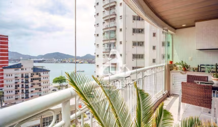 Apartamento com 3 dormitórios à venda, 199 m² por R$ 2.800.000,00 - Ponta da Praia - Santos/SP