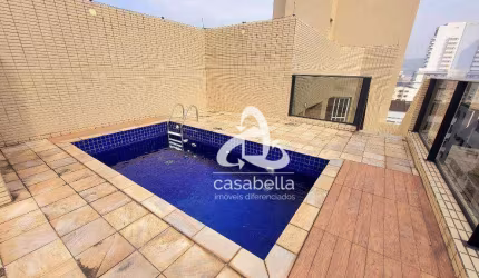Cobertura com 2 dormitórios à venda, 235 m² por R$ 2.580.000,00 - Pompéia - Santos/SP
