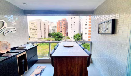 Apartamento com 3 dormitórios à venda, 151 m² por R$ 1.250.000,00 - José Menino - Santos/SP