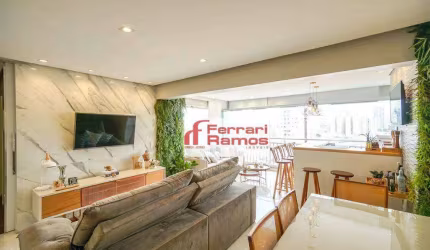 Apartamento com 3 dormitórios à venda por R$ 1.380.000,00 - Tatuapé - São Paulo/SP