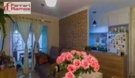 Apartamento Garden com 3 dormitórios à venda, 74 m² por R$ 450.000,00 - Cocaia - Guarulhos/SP