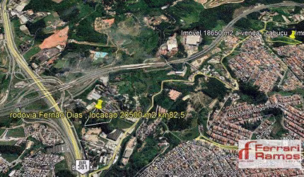 Área para alugar, 20500 m² por R$ 40.000,00/mês - Três Cruzes - São Paulo/SP