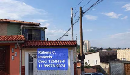 Sobrado venda possui 185m2 com 3 quartos, 04 vagas, ESTUDA PERMUTA ATÉ 400 mil.