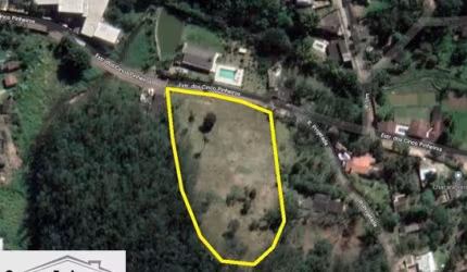Uma Chácara é  o seu sonho ??Excelente Terreno em local privilegiado,  medindo 12.543 m², com escritura,todo cercado .