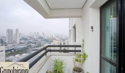 850 m do metro Santos Imigrantes, Apartamento 105 m² com sacada, 3 dorm. sendo 1 suite e 2 vagas