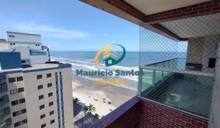 Apartamento em Mongaguá, bairro Centro, excelente padrão, 2 dormitórios sendo 1 suíte com vista para o mar, Residencial com lazer de frente para o mar...