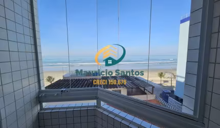 Apartamento em Mongaguá, bairro Vila São Paulo, 2 dormitórios sendo 1 suíte, sacada com vista para o mar, região central!!