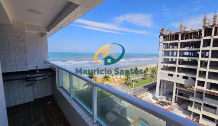 Apartamento em Praia Grande, bairro Balneário Flórida, 2 dormitórios sendo 1 suíte, sacada com vista para o mar, lazer completo, piscinas frente ao mar!