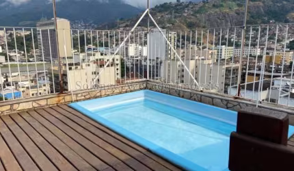 Cobertura com 3 quartos à venda na Rua Uberaba, Grajaú, Rio de Janeiro, 90 m2 por R$ 850.000