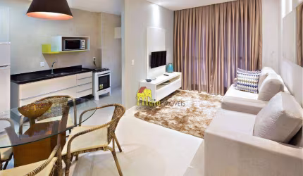 Apartamento com 1 dormitório à venda por R$ 450.000,00 - Balneário Cidade Atlântica - Guarujá/SP