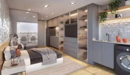 Apartamento Vila Mariana studio de 25 m² ideal para moradia ou investimento