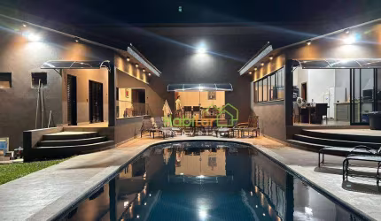 Rancho com 3 dormitórios à venda, 260 m² por R$ 2.200.000,00 - Condomínio Enseada Azul II - Fronteira/MG