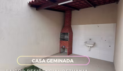 Casa Geminada Residencial Bethânia! (Santana do Paraíso)