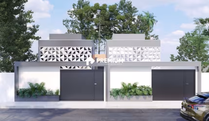 (VENDA) ARQUITETURA MODERNA, 3 QUARTOS, ÁREA GOURMET, GARAGEM